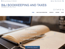 Tablet Screenshot of houstonbookkeeper.net